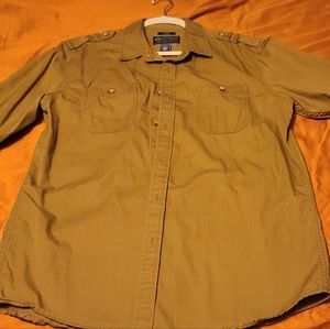 Long Sleeve shirt, American Rag (Macy's quality), size L, Tan color